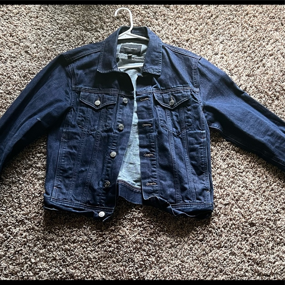 Banana Republic Navy Jean Jacket